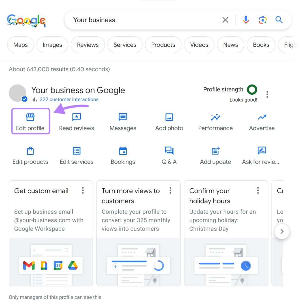 google business profile

