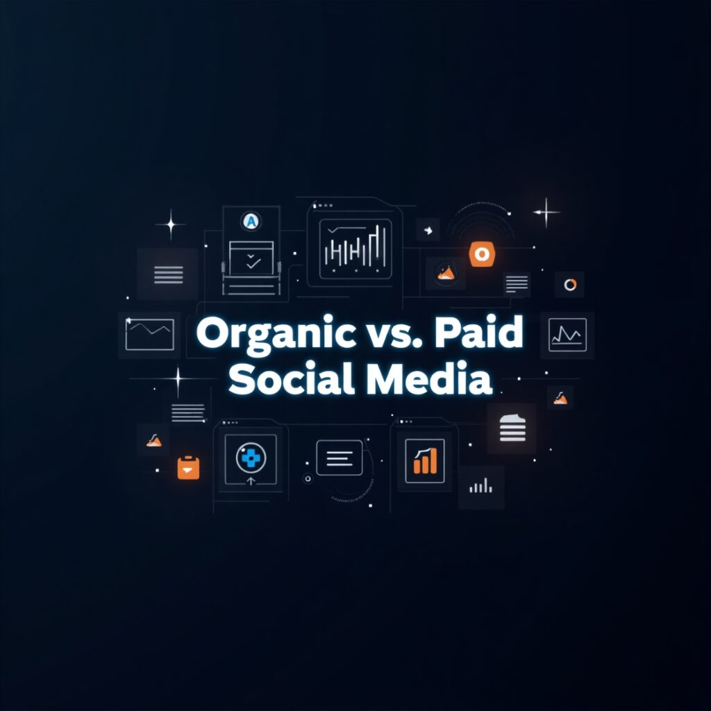 organic vs paid social media